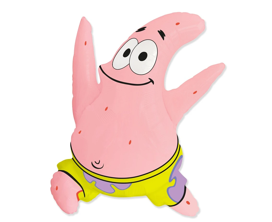 Foil balloon 24" FX - Patrick, unpacked (flat) EOL